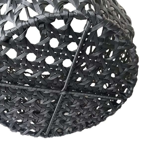 NEW NWT Kensie Storage Basket Tote Hamper Organizer Bin Woven Black 16" Tall - Picture 14 of 14